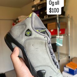Jordan 14 Chartreuse Size 9.5