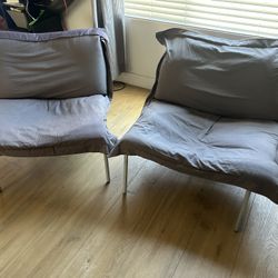 2 IKEA Chairs - Inside/outside 
