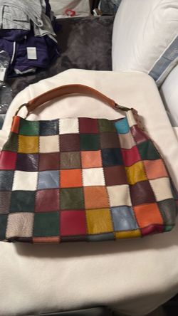 Stella & Max Leather Patchwork purse, excellent used condition