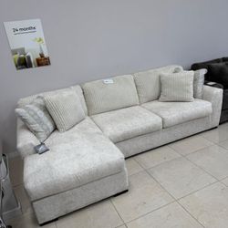 New 🌀CHESSINGTON IVORY 2-PIECE LAF CHAISE SECTIONAL SOFA/ 3,4,5,6 PİECE AVAİLABLE 