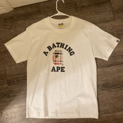White Bape Tee