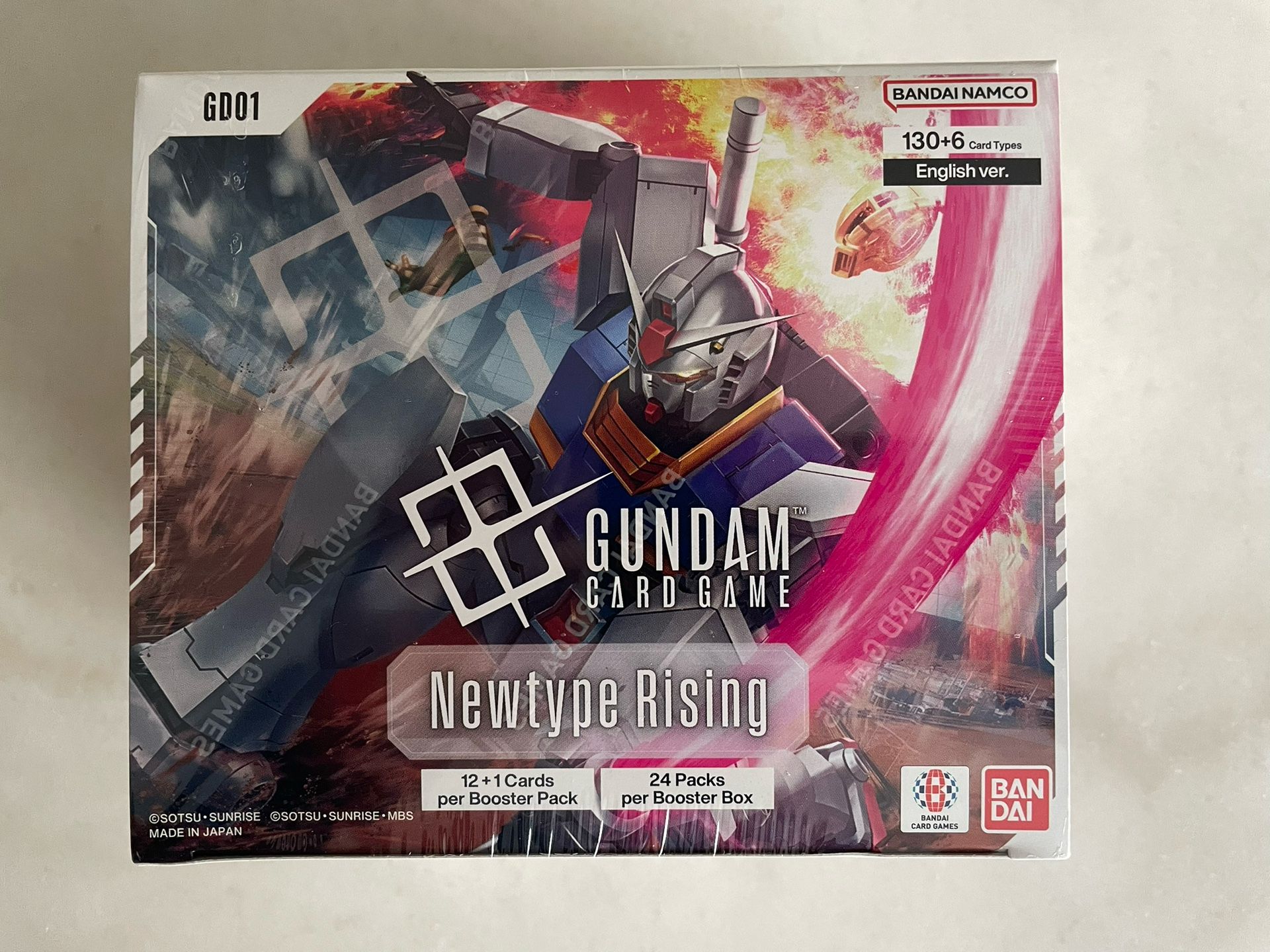 Gundam Card Game: Newtype  Rising Booster Box (English) 2025