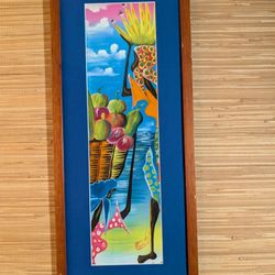 Colorful Caribbean Garifuna Print