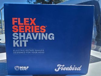 FREEBIRD Flex Series Shaving Kit Complete New Open Box Gold Black Rotary Shaver