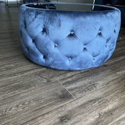 Blue Ottoman 