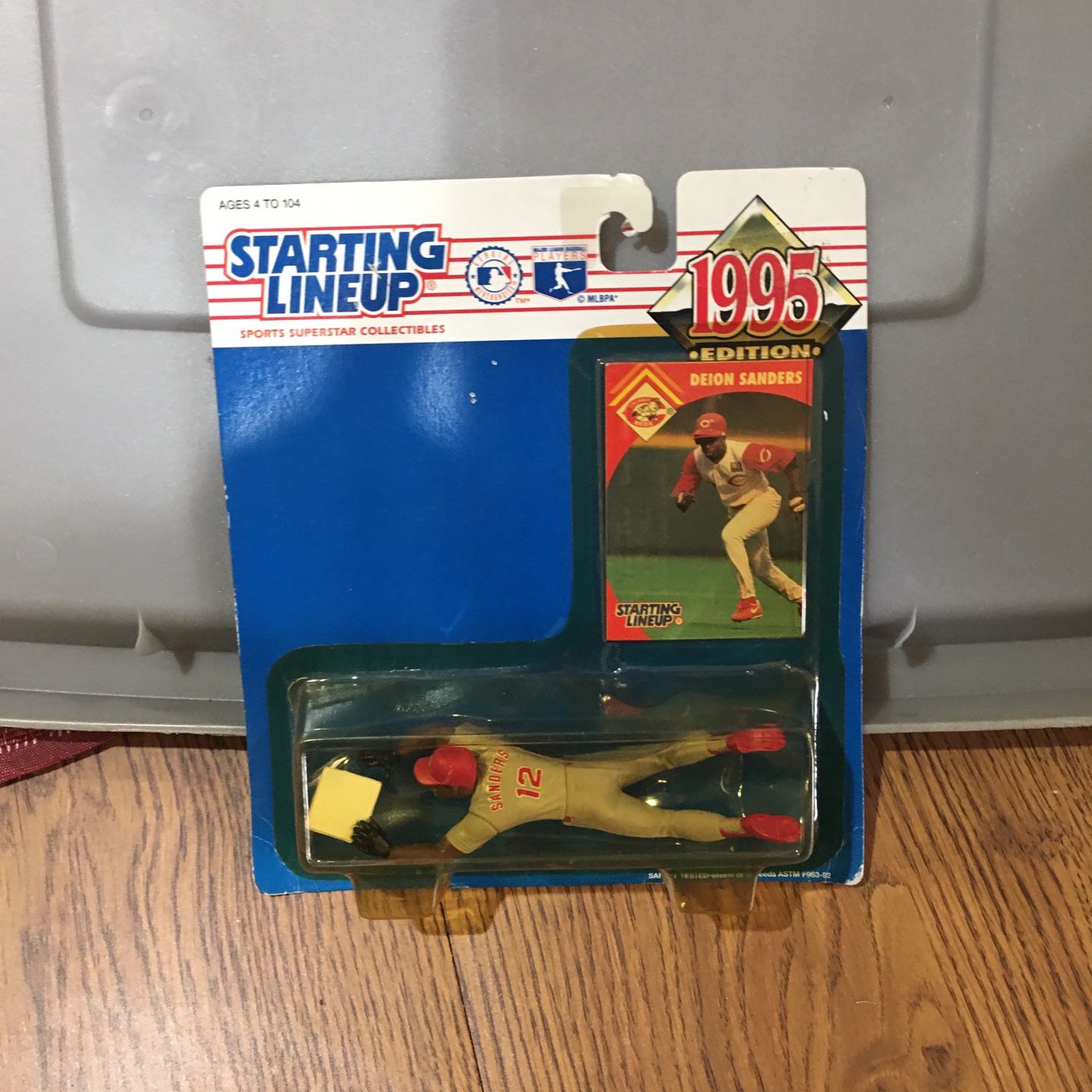 Starting Lineup 1995 Edition Deion Sanders Cincinnati Reds Action Figure See My Site For More Awesome Sports Items  
