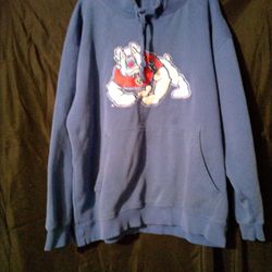 Fresno State Bulldogs Hoodie Sweat Jacket.