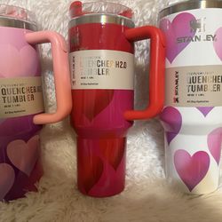 40oz Stanley Heart tumblers