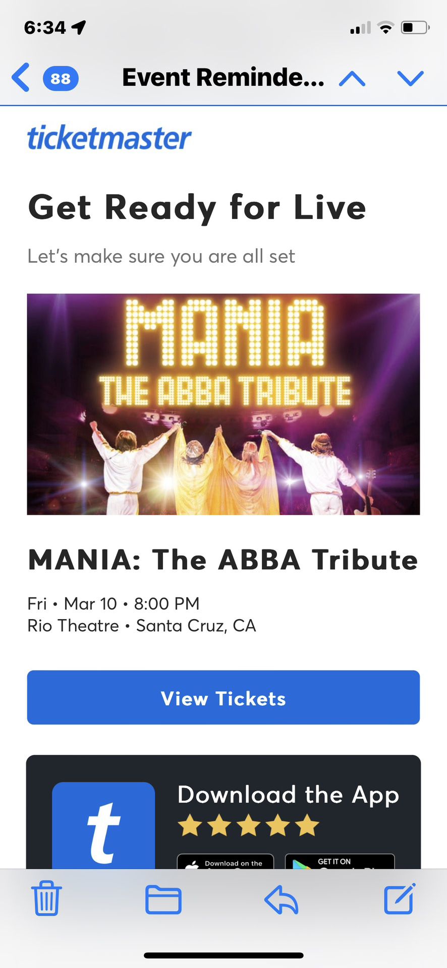 Abba Tribute Tickets (2)