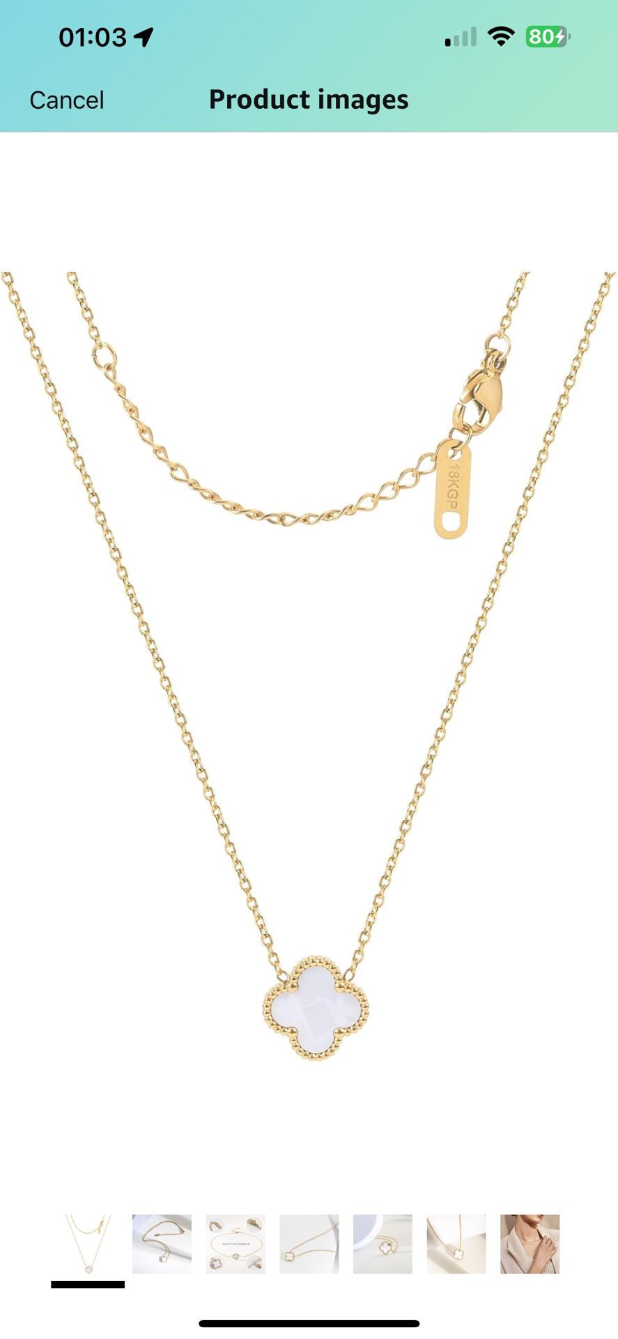 Lucky Four Leaf Grass Necklace