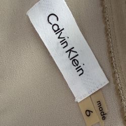 Calvin Klein Beige Dress