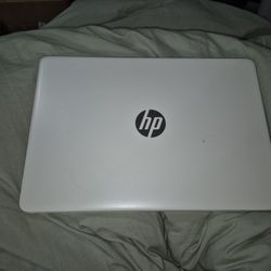 White HP Laptop 