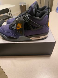 Lakers Jordan Retro 4s Lakers