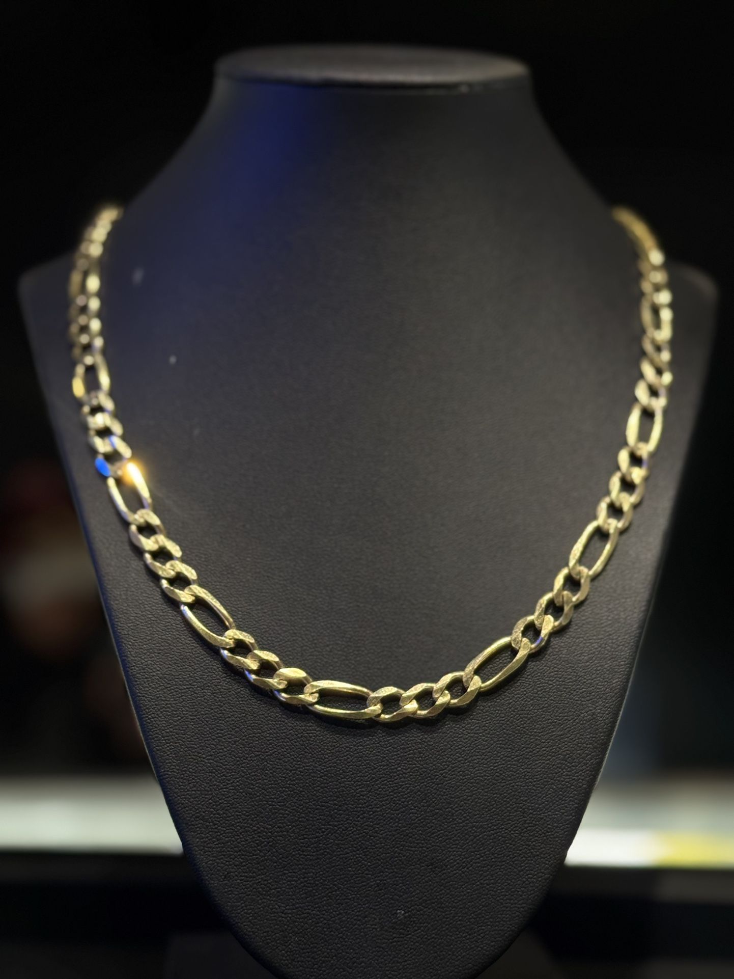 Figaro 14K Italian Gold Chain