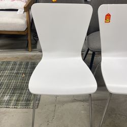 Two White Chairs