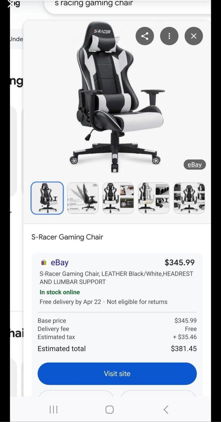 S-Racer Gaming Chair