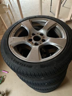 18 inch rims (Stock BMW) with tires
