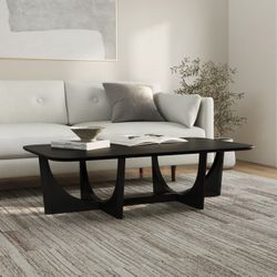 Tovi 55" Rectangular Coffee Table (Beautiful Heavy Solid Real Wood! Modern)! X-mas
