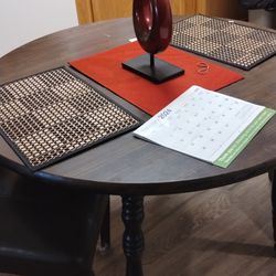 KITCHEN TABLE & 3 CHAIRS