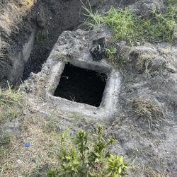 Drain Field Or Septic Tank .