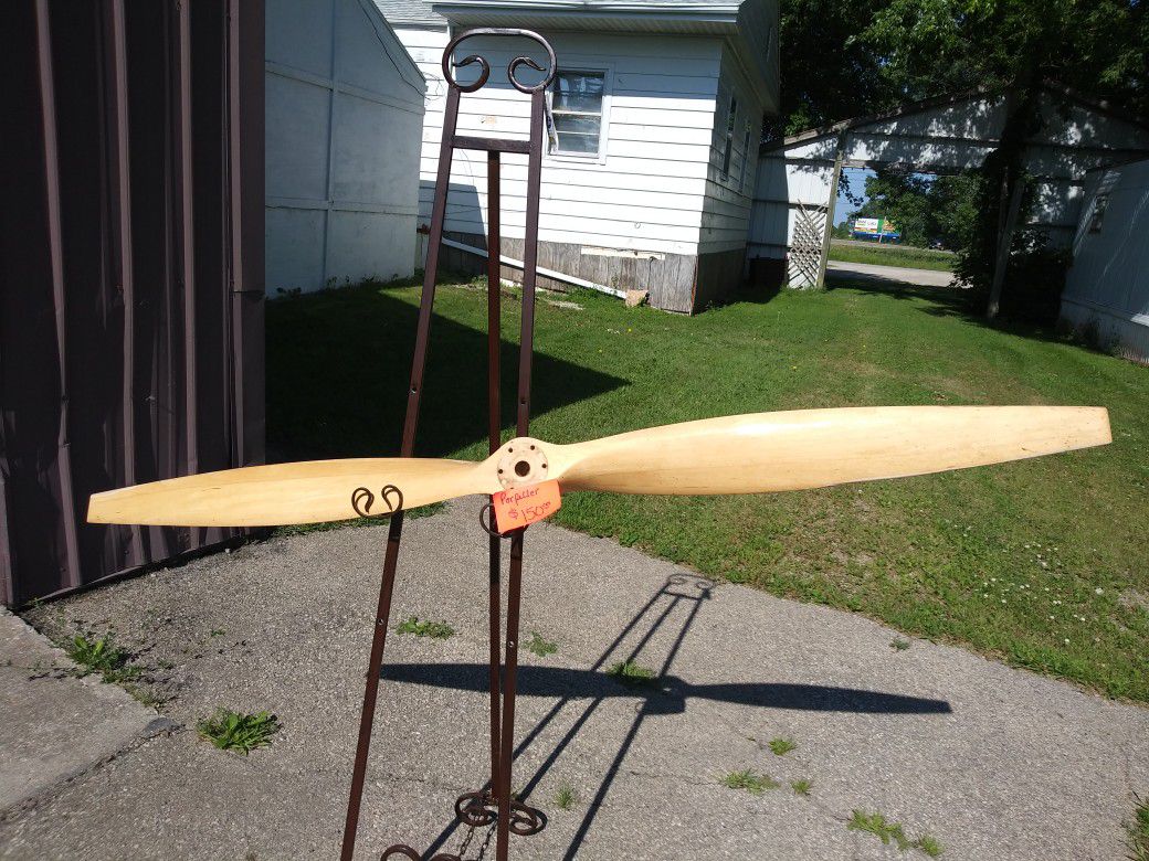 Wood Propeller - 5 feet 8 inches long