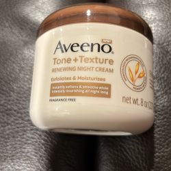 Aveeno Tone+ Texture Renewing Night Cream , 8oz