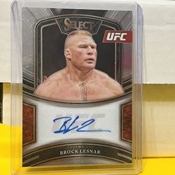 2021 Panini Select Brock Lesnar UFC Autograph /99