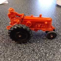 Vintage Toy Tractor. 4 Inches Long. 60 To 70 Years Old