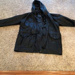 Black Leather Coat