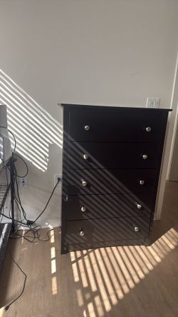 Black dresser