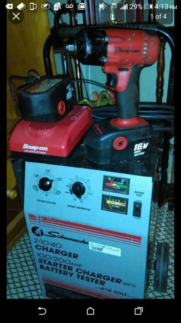 Snapon 2 battery's and charger for Sale in Murfreesboro, TN OfferUp