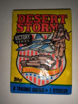 Desert Storm victory series trading cards