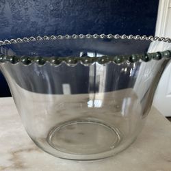 Imperial Glass Candlewick Punch Bowl Cup Set