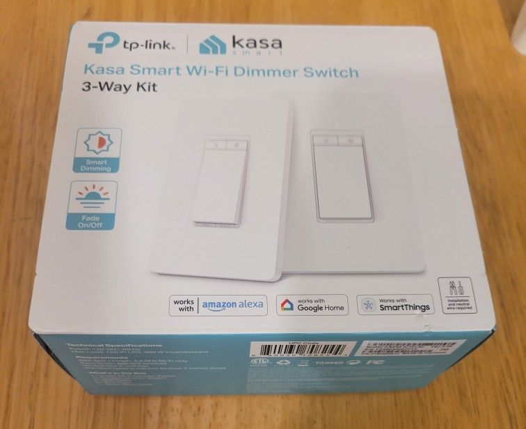 TP-Link Kasa Smart Wi Fi Dimmer Switch 3 Way KS230 Kit / NEW