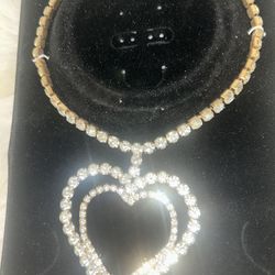 Rhinestone Choker New