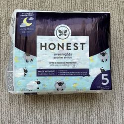 Honest Overnight Diapers, Size 5