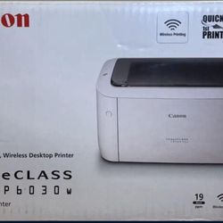 Canon LBP6030w Monochrome Laser Printer-Imageclass-Business-Back School Sale NEW
