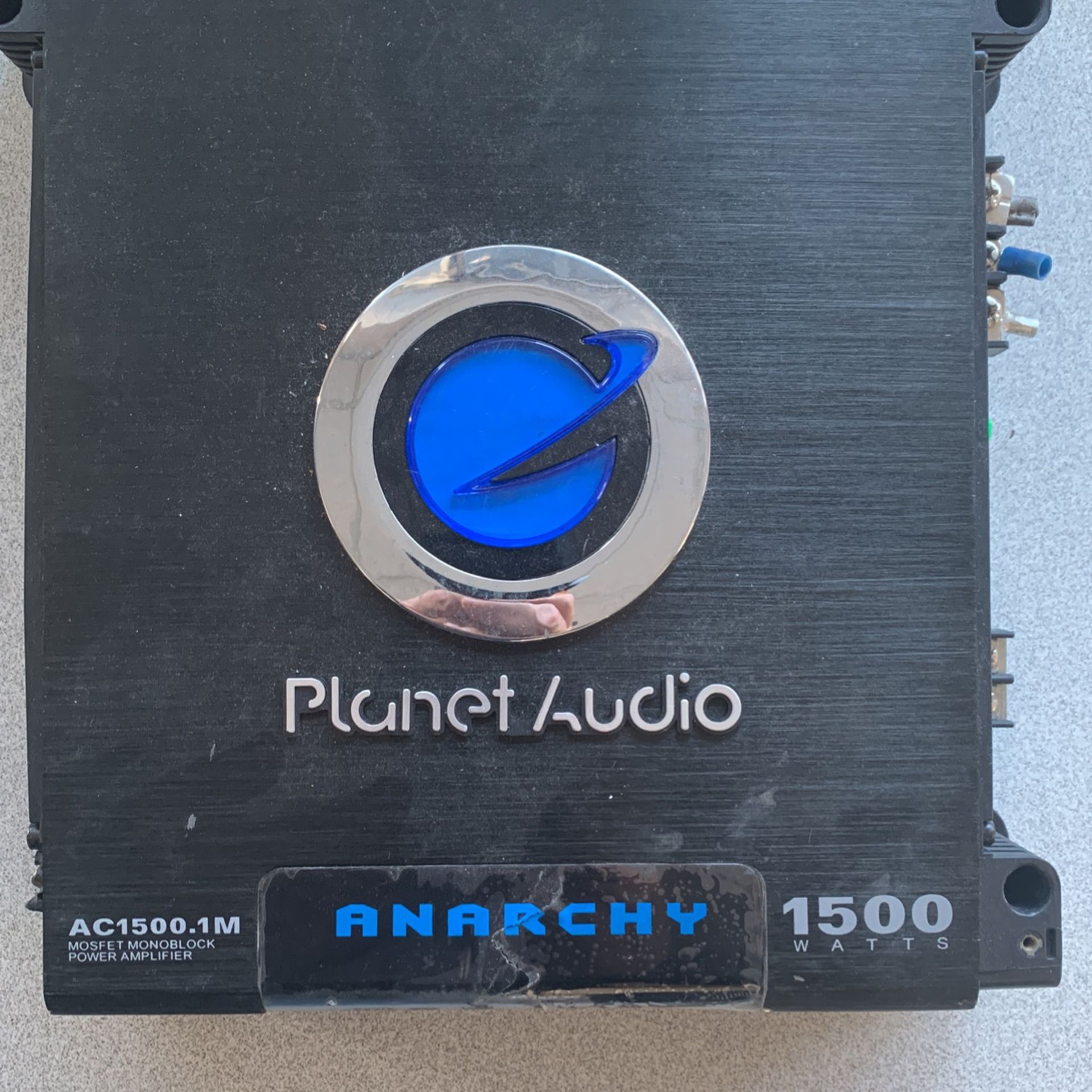 Planet Audio Ac1500.1m 1500 Watt Amp