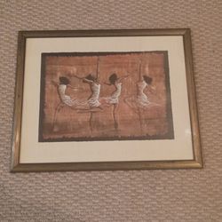 Framed "Rejoice!" Fine Art Print by Monica Stewart – Elegant African American Cultural Decor