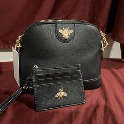 Black Bee Purse & Wallet