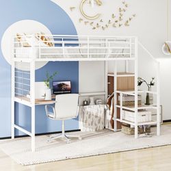 Full size loft bed