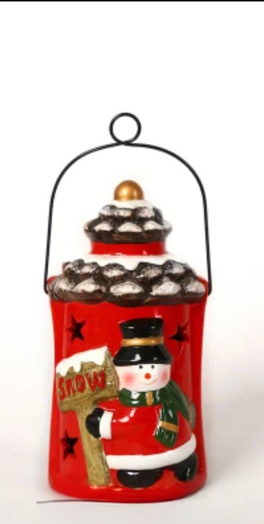 Snowman Lighted Statue