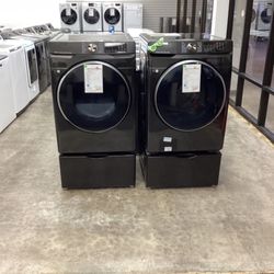 New Samsung Front Load Gas Set 