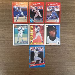 Bo Jackson Baseball Card Lot (7)