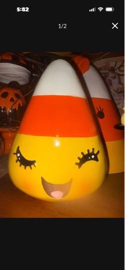 Lg. Candy Corn Halloween Decoration Figure