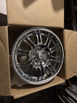 $800 obo BRAND NEW 17x7.5 CHROME WHEELS
