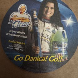 Danica Patrick 2005 Indy Car Series Rookie Of The Year Coaster Mint 