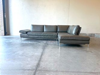Italian Leather Sectional