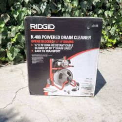 Ridgid K-400 Powered Drain Cleaner 75 Ft