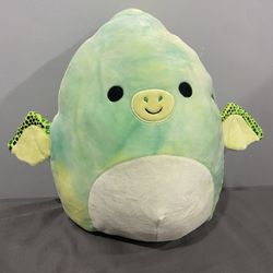 Big NEW Squishmallow 24" Fletcher The Pterodactyl Dinosaur Dragon Green Kellytoy